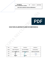 Sso-Pro-004 - Guía para Elaborar Planes de Emergencia