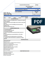 ficha tecnica Balanza Liquidadora