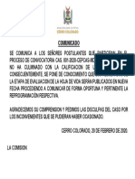 Comunicado 5 PDF