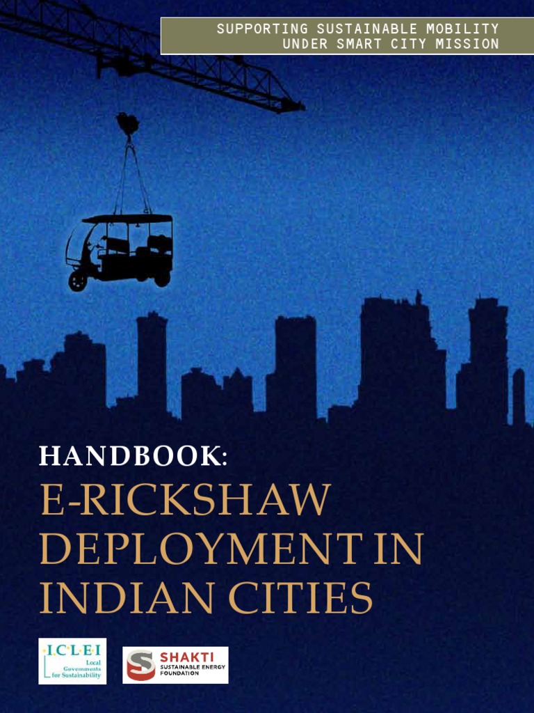 Handbook ERickshaw Deployment in Indian Cities PDF | PDF | Electric ...