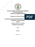 ESCUELA SUPERIOR POLITECNICA DE CHIMBORAZO Anteproyecto