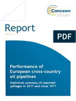 Performance of European Cross Country Oil Pipelines Statistical Summary of Reported Spillages in 2017 and Since 1971