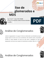 FEA - Análise de Conglomerados e MDS