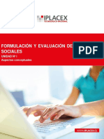 Formulación y Evaluacion de Proyectos Sociales