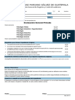 Expediente de Privado Facultad de Psicología