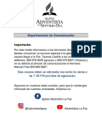 Departamento de Comunicación PDF