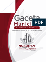 Gaceta Especial Naucalpan 