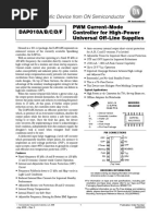 PWM Current-Mode Controller For High-Power Universal Off-Line Supplies DAP018A/B/C/D/F