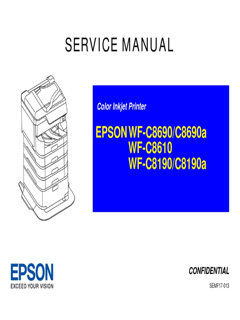 Epson Wf C8690 Service Manual Pdf Troubleshooting Printer Puting