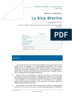 Etica Directiva Cast PDF