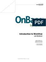 Introduction To Workflow: Lab Workbook