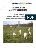 Guide d'élevage aviculture fermière
