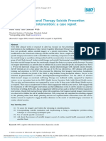 Cognitive Behavioural Therapy Suicide Prevention (CBT-SP) Imagery Intervention: A Case Report