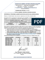 Comunicados PAE 2020 PDF