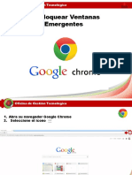 Manual Ventanas Emergentes Chrome