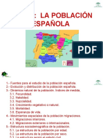 Tema 6 La Población Española