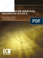 Programacion Didactica. 4o ESO - Gallent, Conrado Barbero, Patr
