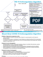 COVID 19 Anticoagulation Algorithm Version Final 1.1