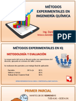 Métodos Experimentales - Repaso