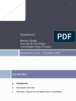 Estadistica II 2018 - Clase 1