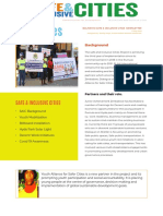 Objectives: Safe & Inclusive Cities