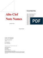 Alto Clef Note Names Alto Clef Note Names: by Beatrice Wilder