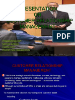 On Customer Relationship Management