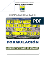 Documento Tecnico de Soporte. Formulacion