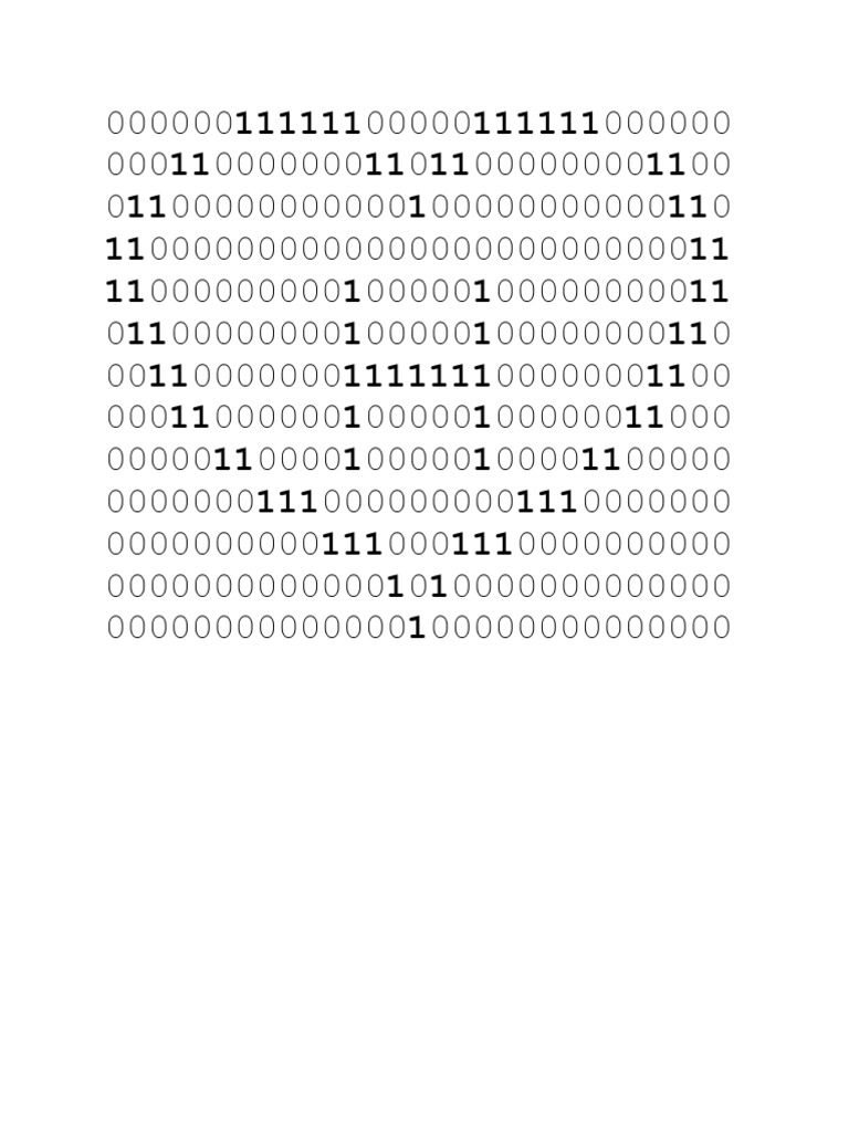 Binary Data Representation Analysis | PDF | Home & Garden