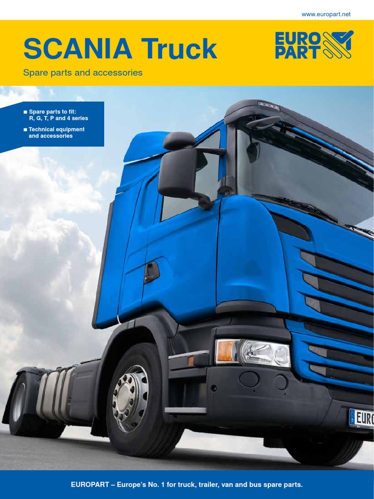 EUROPART Inter Catalog Scania Truck 2017 EN, PDF, Truck