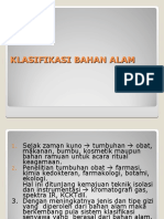 2 Klasifikasi Bahan Alam