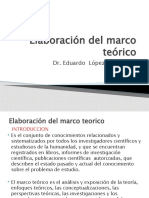 Elaboración Del Marco Teórico