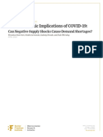 Macroeconomic Implications of COVID-19:: Can Negative Supply Shocks Cause Demand Shortages?