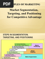 Principles of Marketing: Market Segmentation, Targeting, and Positioning For Competitive Advantage