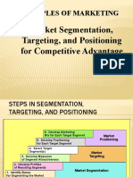 Principles of marketing segmentation, targeting and positioning
