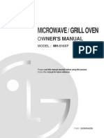 Microwave Grill Oven: Owner'S Manual