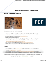 Configuring A Raspberry Pi As An Intellivision Retro Gaming Console - Retronic DesignRetronic Design