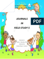 Journals IN Field Study 5: Nrthern Bukidnon Community College Kihare, Tankulan, Mnolo Fortich, Bukidnn