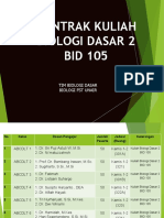 Kontrak Kuliah Biologi Dasar 2 Fix