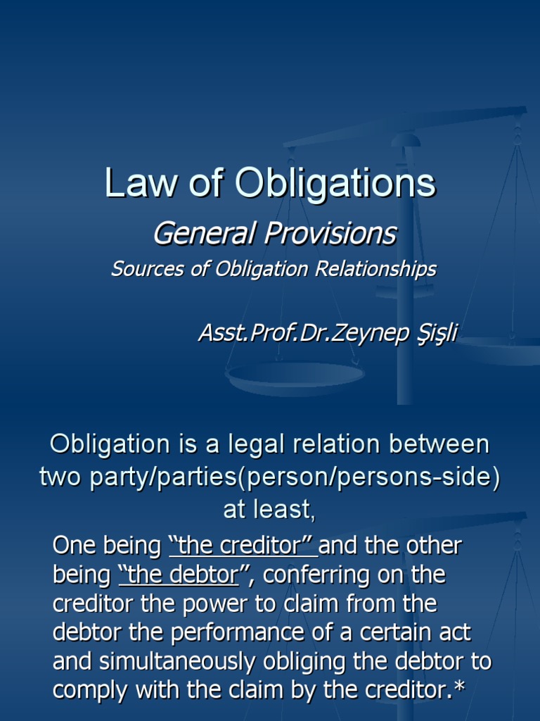 Law of Obligations Contracts | PDF | Law Of Obligations | Legal Liability