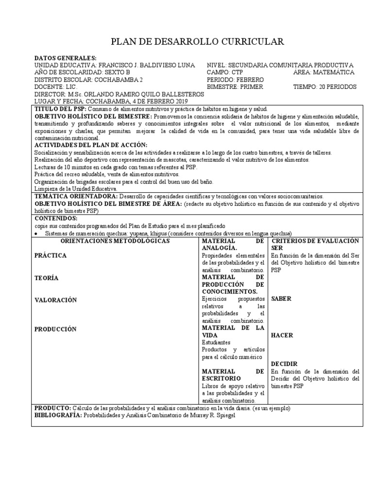Modelo PDC | PDF | Combinatoria | Holismo