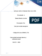 Propósito Personal Que Cada Ser Humano Tiene en Su Vida