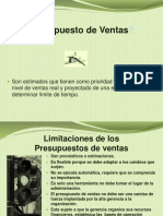 Presupuesto y Pronósticos de Ventas