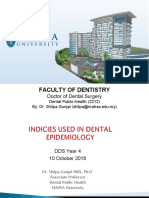 L2 Indices in Dental Epidemiology 2