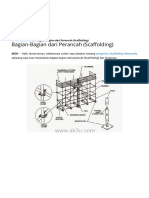 Bagian-Bagian Dari Perancah (Scaffolding) - AK3U PDF