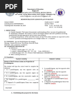 Detailed Lesson Plan Rectangle