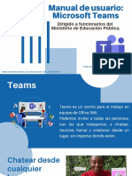 Manual Microsoft Teams Funcionarios MEP PDF