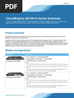 Huawei CloudEngine S6730-H Series Switches Brochure