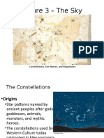 Lecture 3 - The Sky: Constellations, Star Names, and Magnitudes