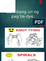 Iba't Ibang Uri NG Tie Dye